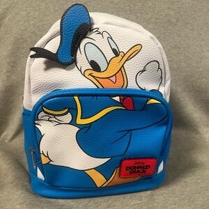 Disney Mickey And Friends Donald Duck Mini Backpack Bag Cosplay Purse NWT